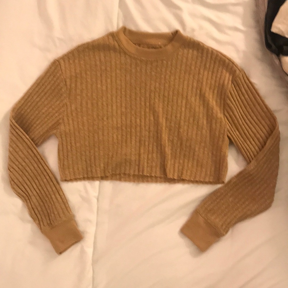 Ribbed crop top